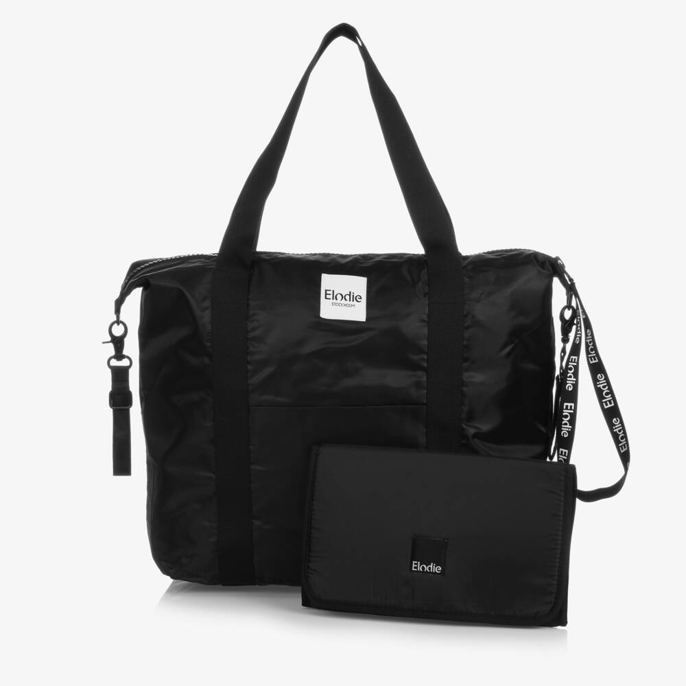 Elodie-Boys Classic Jet-Black Carryall 40cm | Childrensalon Outlet