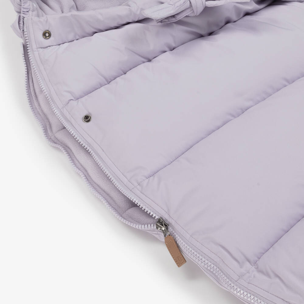 Elodie-Boys Cozy Lilac Foot Cocoon | Childrensalon Outlet