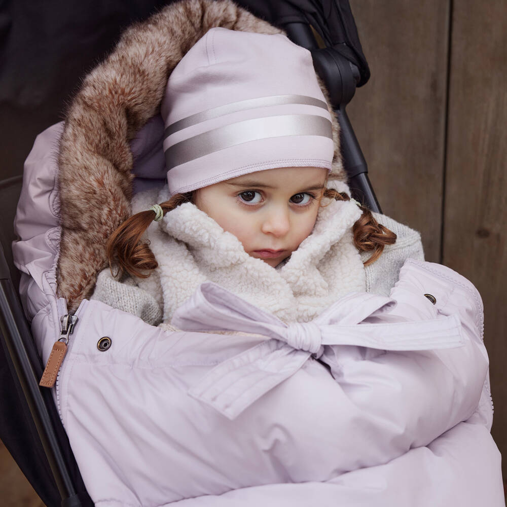 Elodie-Boys Cozy Lilac Foot Cocoon | Childrensalon Outlet