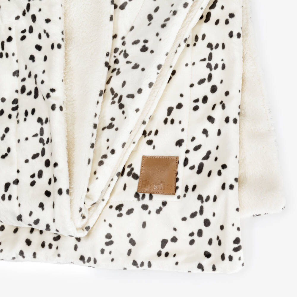Elodie-Boys Cream Cozy Dalmation Throw | Childrensalon Outlet