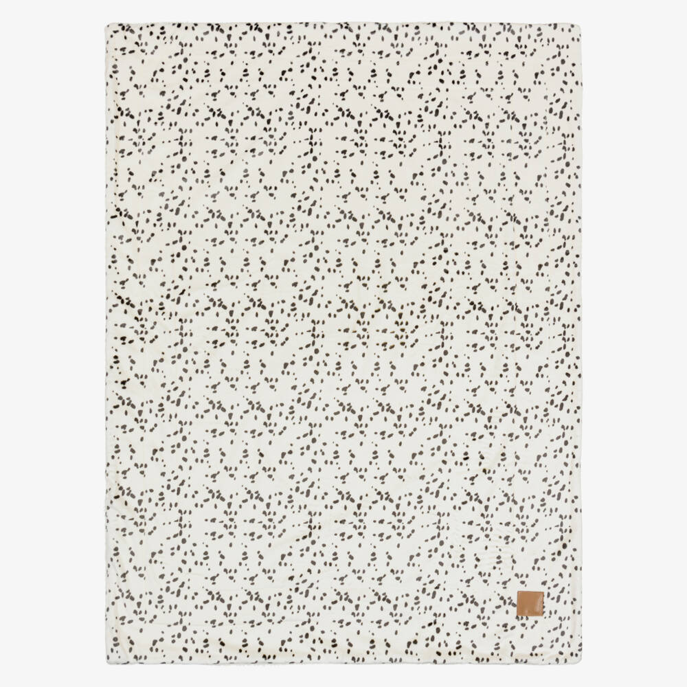 Elodie-Boys Cream Cozy Dalmation Throw | Childrensalon Outlet