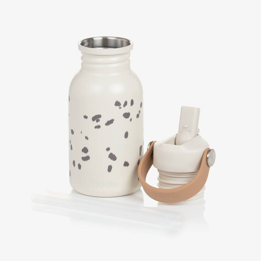 Elodie-Boys Ivory Dotty Drink Bottle | Childrensalon Outlet