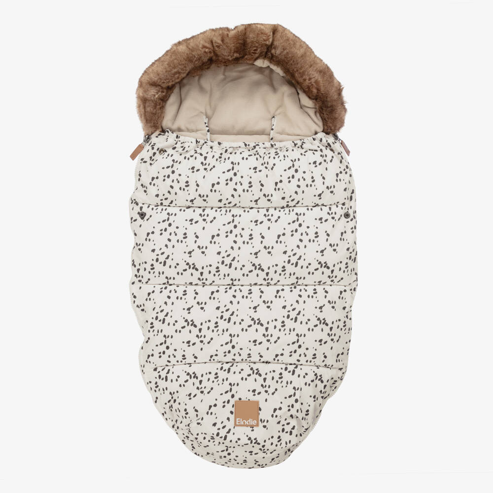 Elodie-Boys Ivory Spotted Snuggle Wrap | Childrensalon Outlet