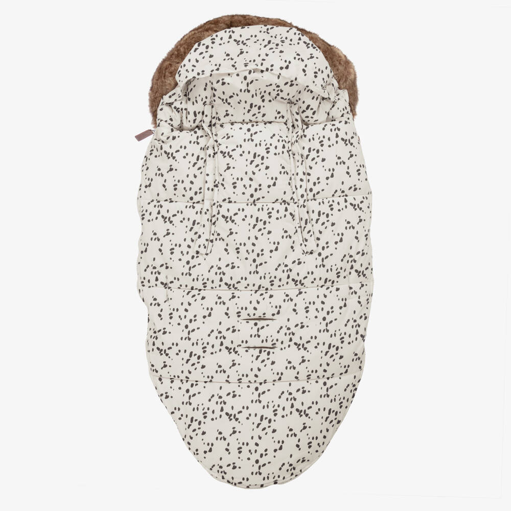 Elodie-Boys Ivory Spotted Snuggle Wrap | Childrensalon Outlet
