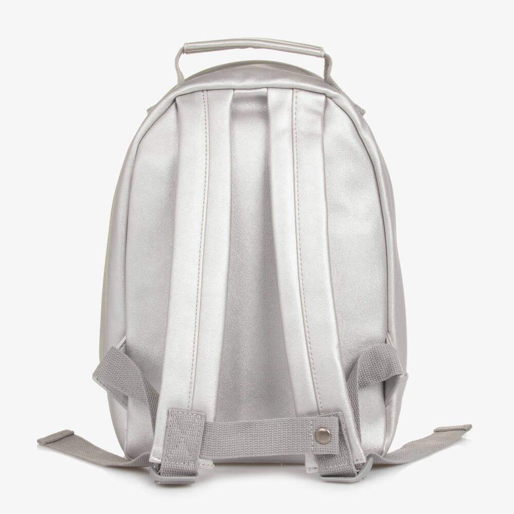Elodie-Boys Metallic Silver Mini Backpack | Childrensalon Outlet