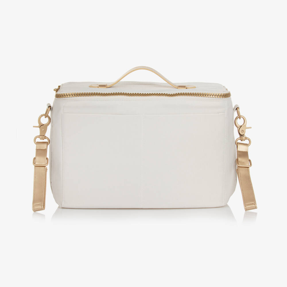 Elodie-Creamy White Stroller Changing Bag (28cm) | Childrensalon Outlet