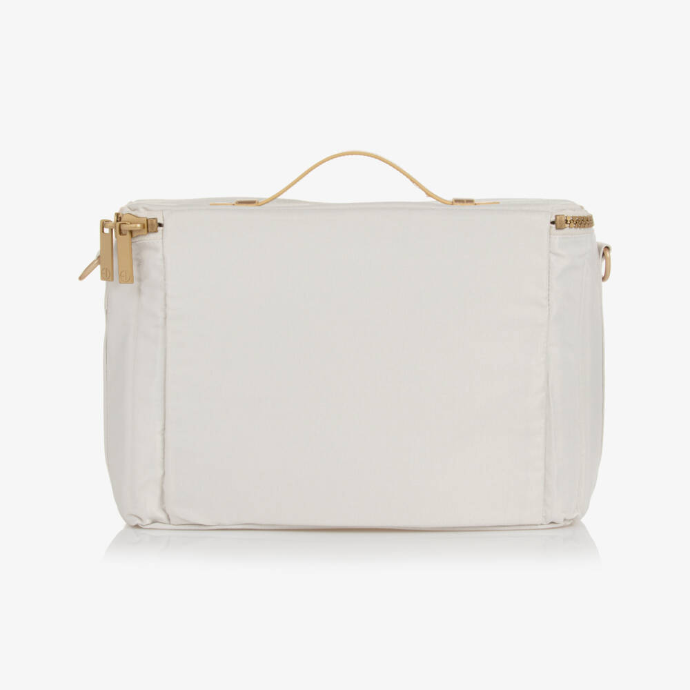 Elodie-Creamy White Stroller Changing Bag (28cm) | Childrensalon Outlet