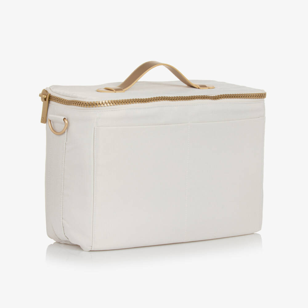 Elodie-Creamy White Stroller Changing Bag (28cm) | Childrensalon Outlet