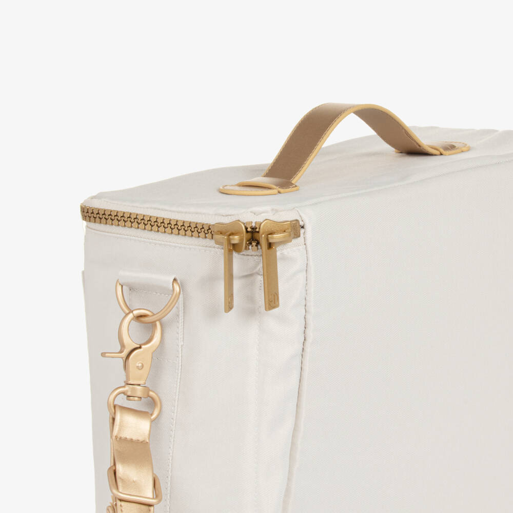 Elodie-Creamy White Stroller Changing Bag (28cm) | Childrensalon Outlet