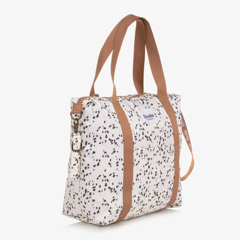 Elodie-Girls Ivory Animal Pattern Diaper Bag | Childrensalon Outlet