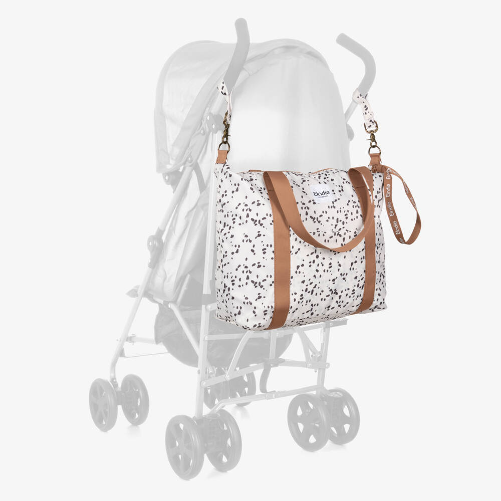Elodie-Girls Ivory Animal Pattern Diaper Bag | Childrensalon Outlet
