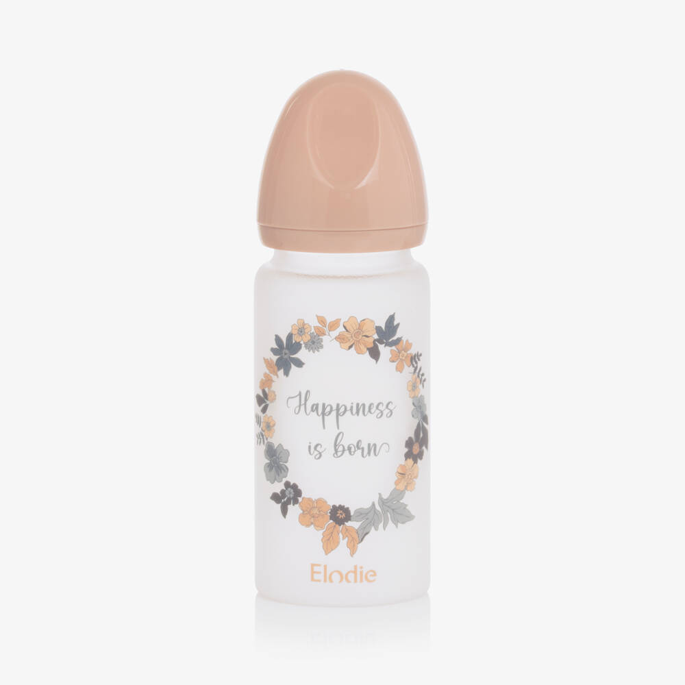Elodie-Girls' Rose Glass Nourishment Bottle | Childrensalon Outlet