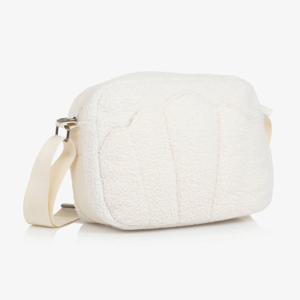 Elodie-Girls White Textured Shell Bag | Childrensalon Outlet