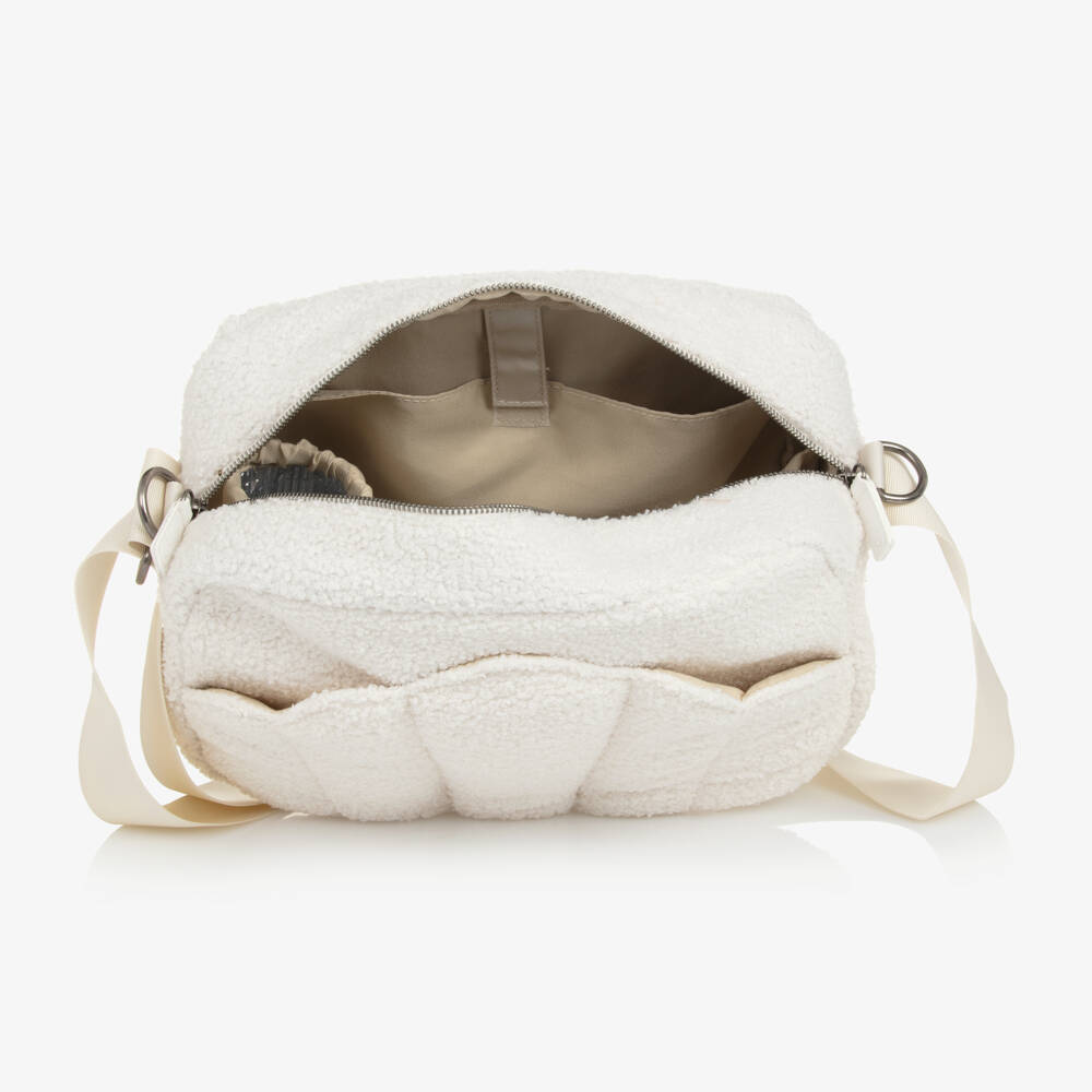 Elodie-Girls White Textured Shell Bag | Childrensalon Outlet
