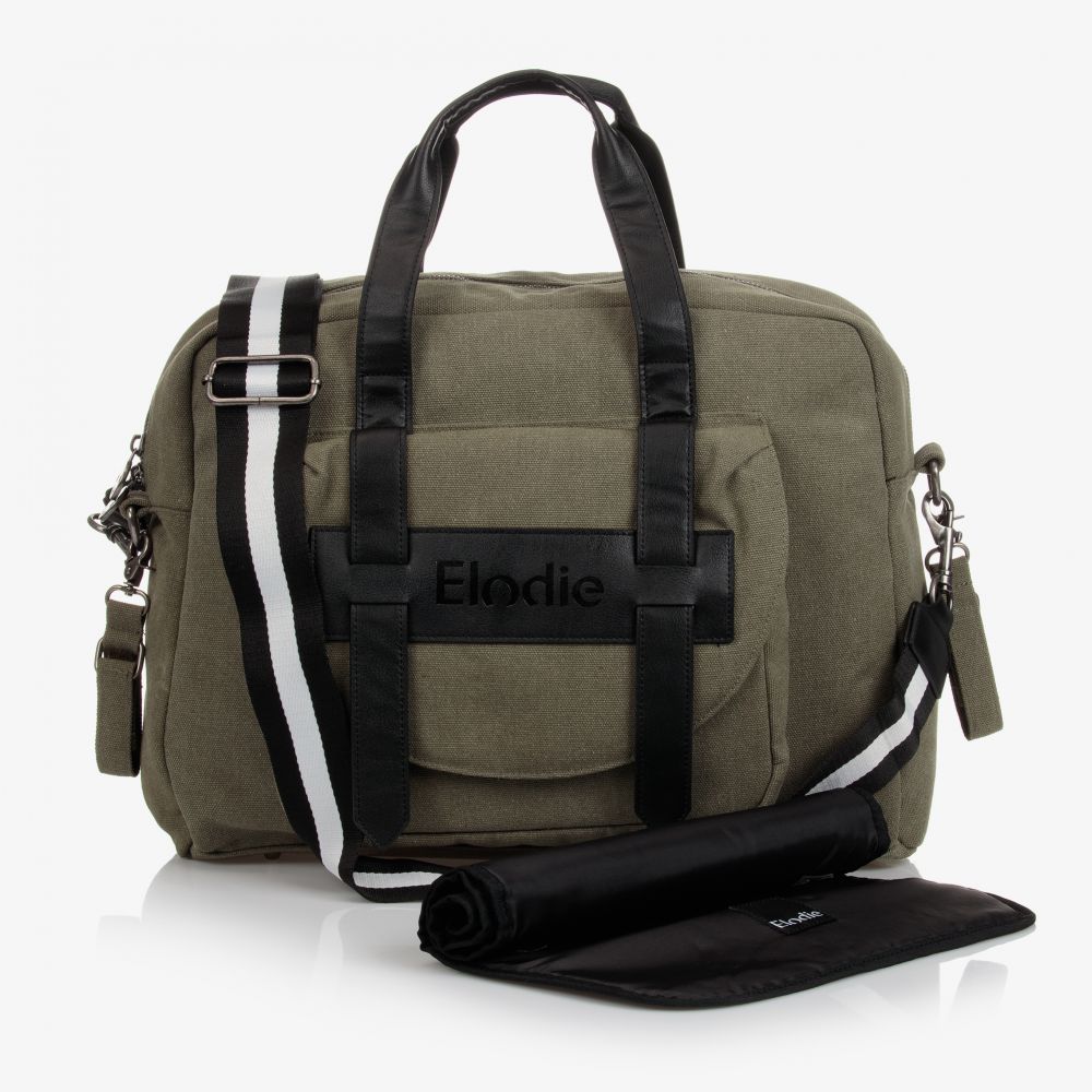 Elodie - حقيبة لمستلزمات الأطفال كانفاس لون أخضر (40 سم) | Childrensalon