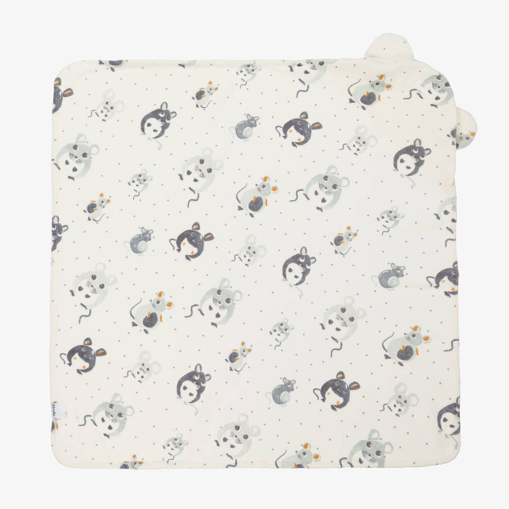 إلودي-منشفة هودي قطن لون عاجي للأطفال (80 سم) | Childrensalon Outlet