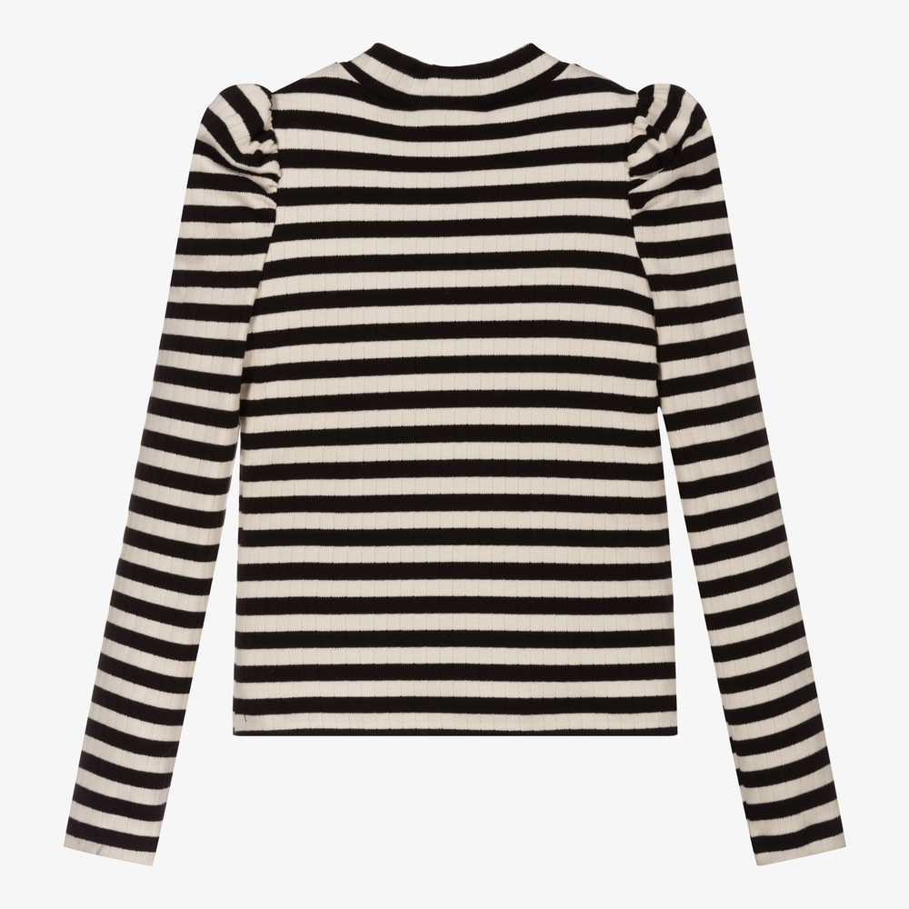 Elsy-Топ в черную и кремовую полоску | Childrensalon Outlet