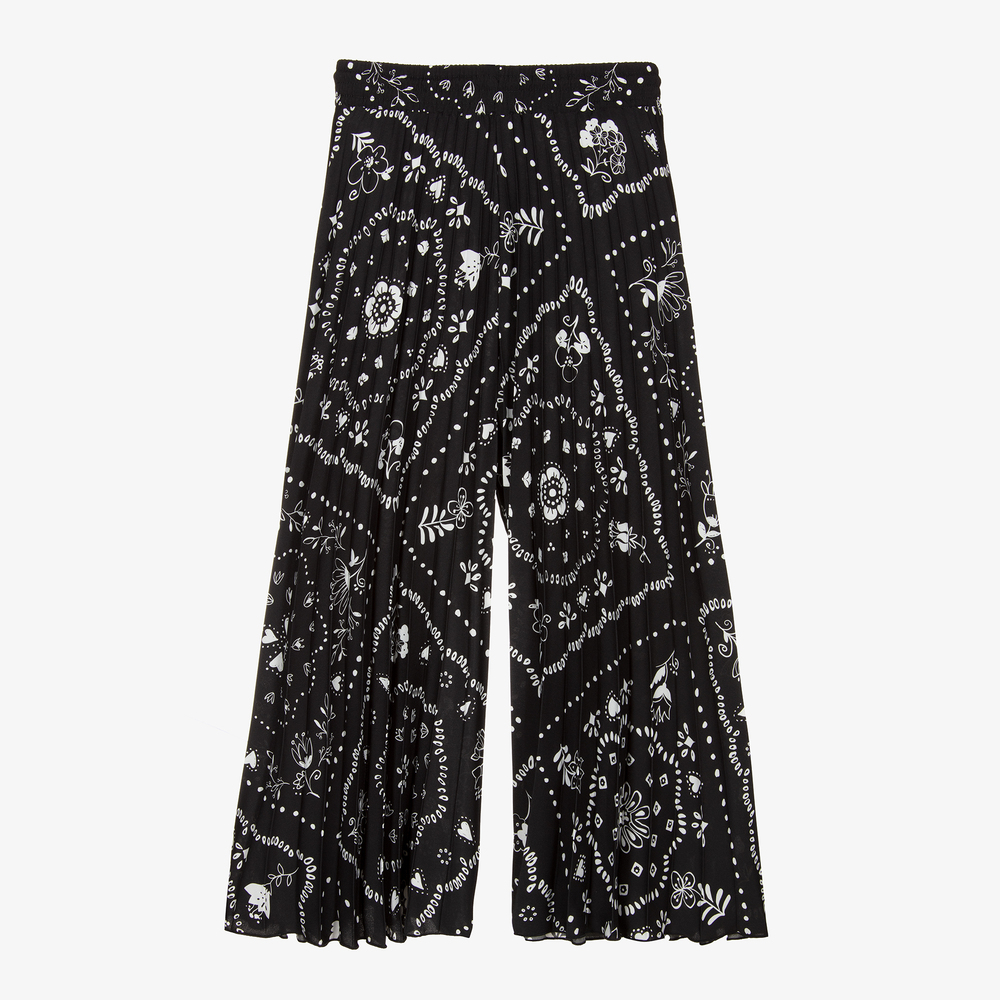 Elsy-بنطلون لون أسود وأبيض للبنات | Childrensalon Outlet