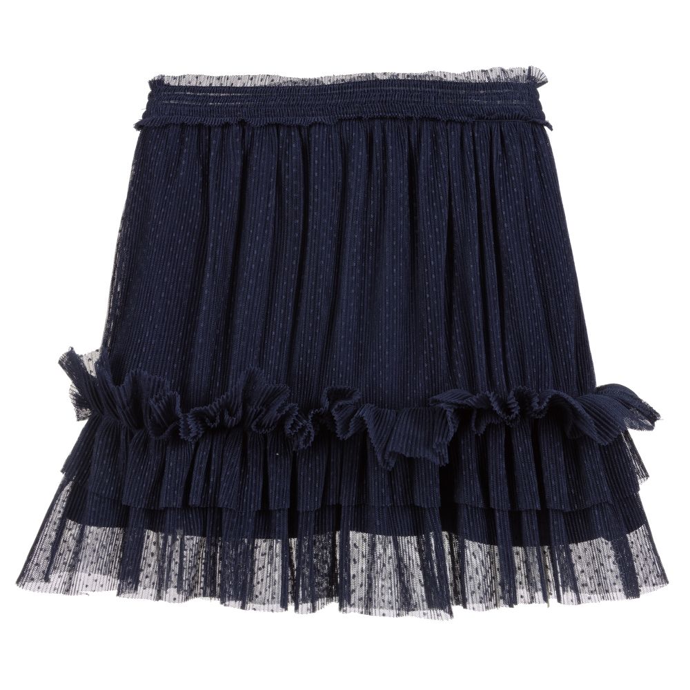 Elsy-Синяя юбка из тюля с оборками | Childrensalon Outlet