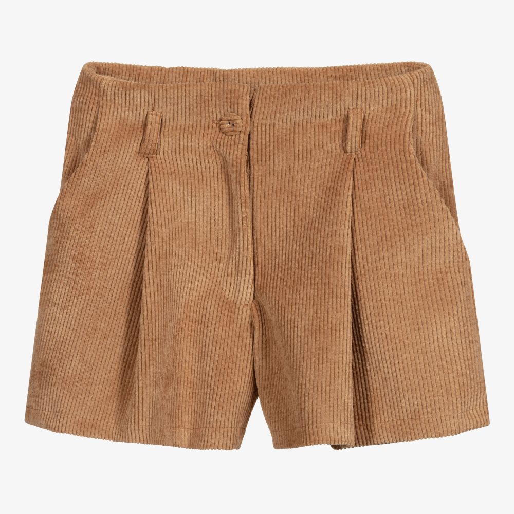 Elsy - Short beige en velours côtelé Fille | Childrensalon