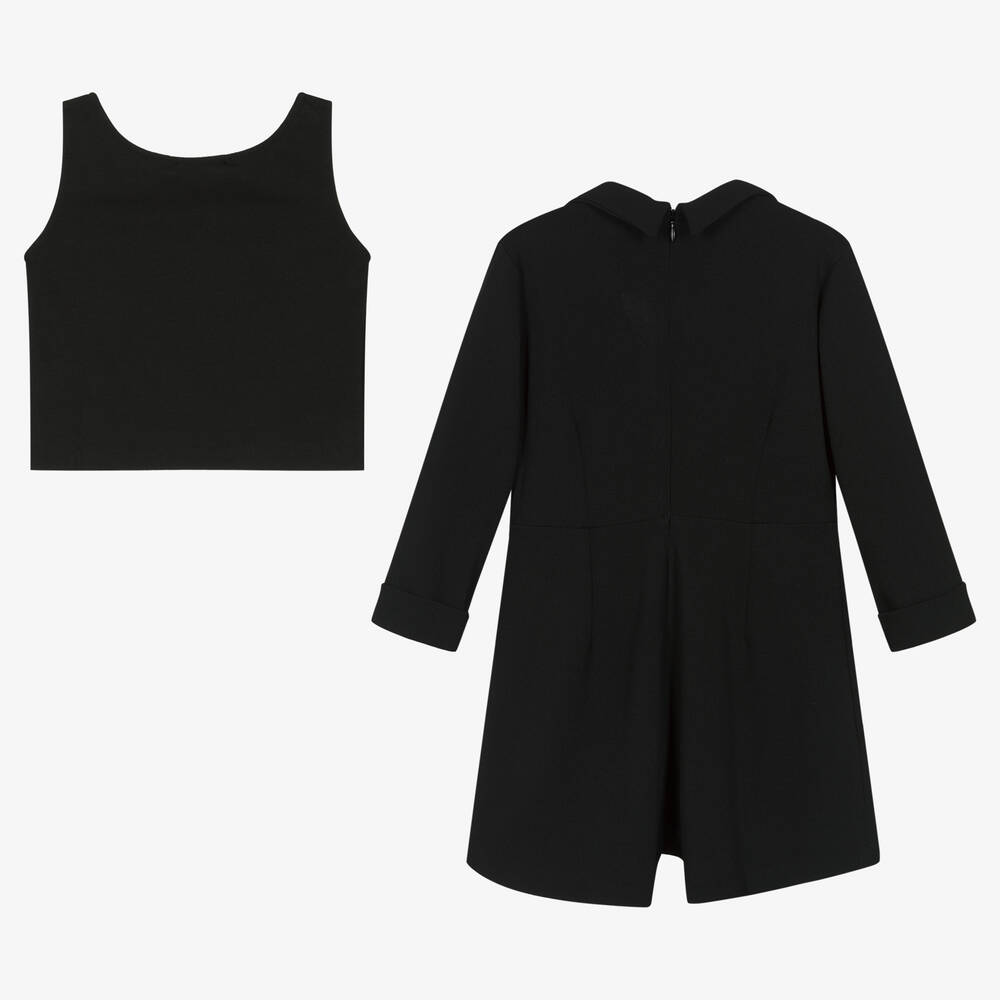 Elsy-Черный комплект 2-в-1 для девочек | Childrensalon Outlet