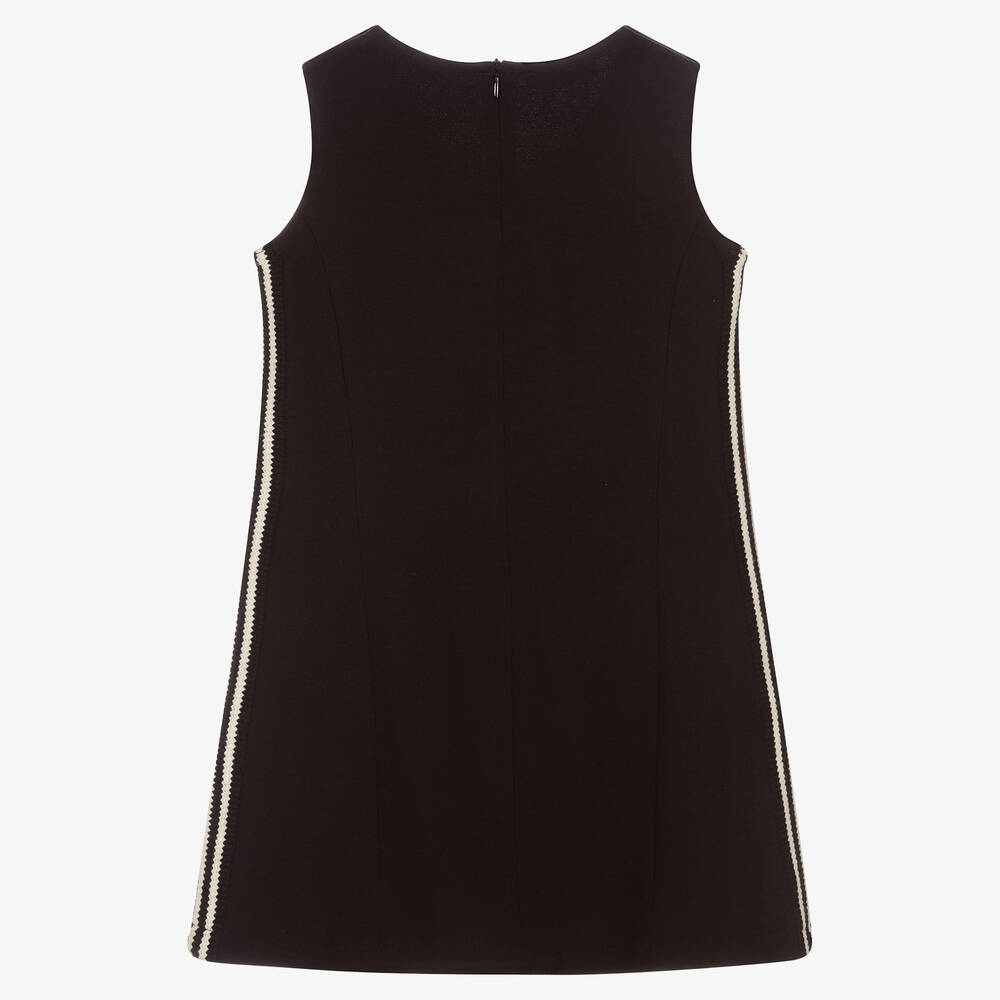 إلسي-فستان جلد صناعي لون أسود | Childrensalon Outlet