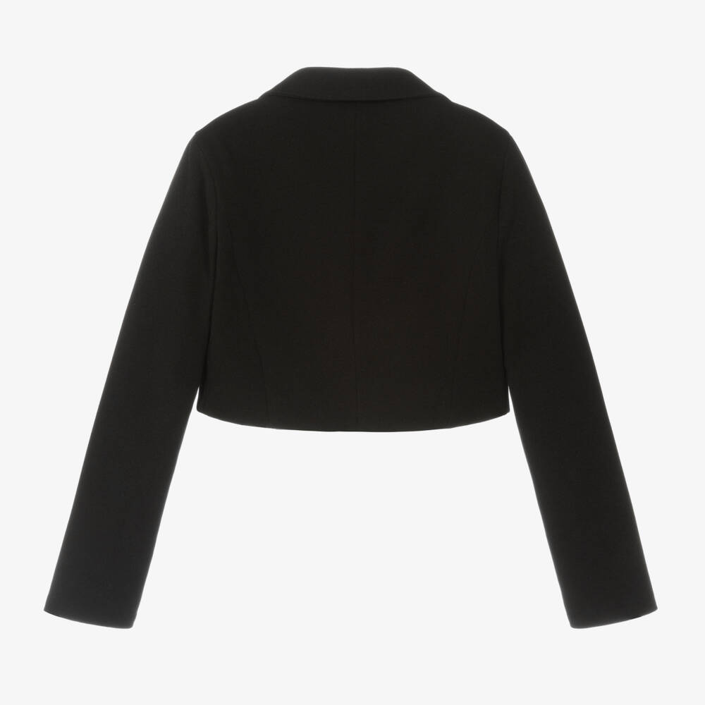 Elsy-Girls Black Jersey Tailored Blazer | Childrensalon Outlet