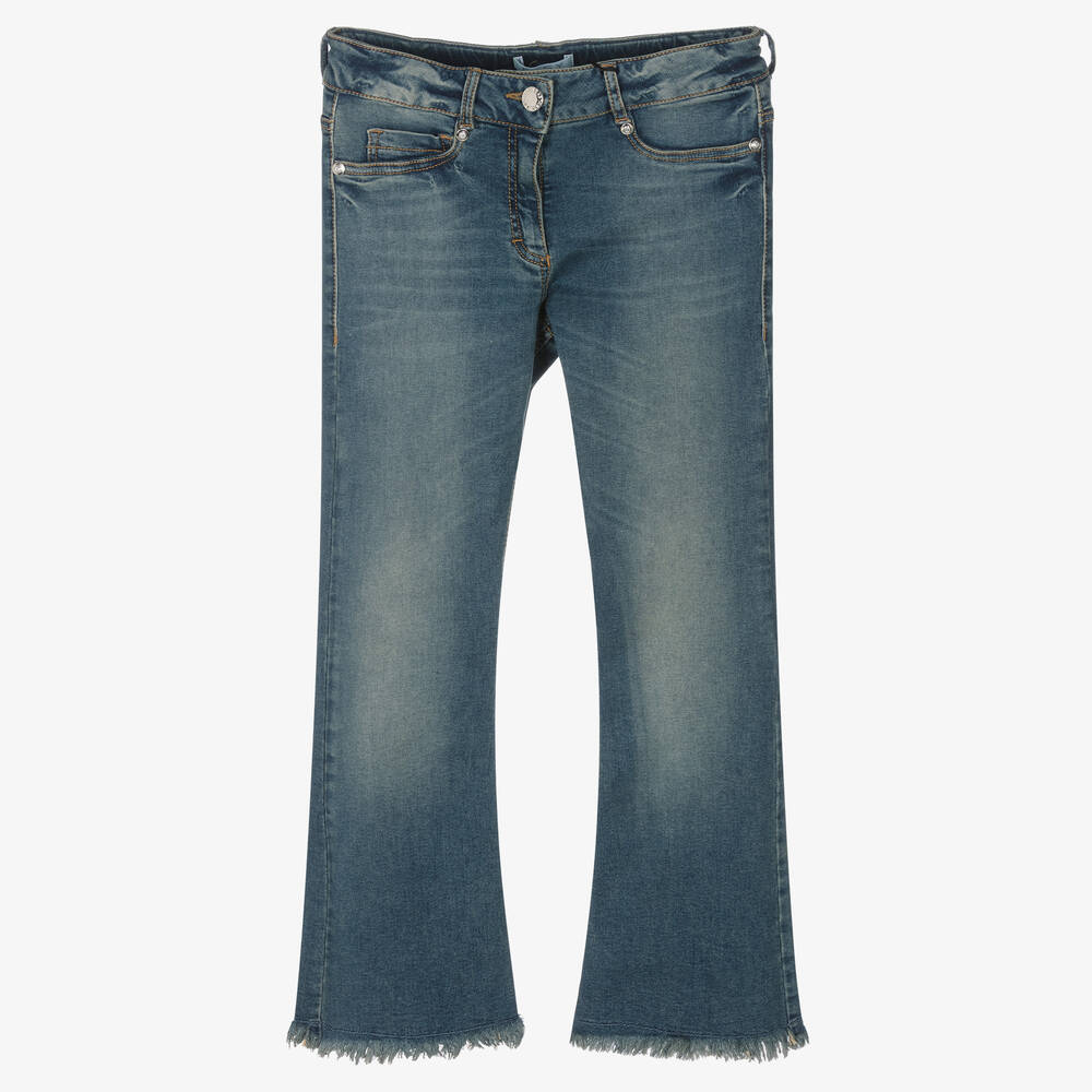 Elsy - Blaue Denim-Jeans mit Schlag (M) | Childrensalon