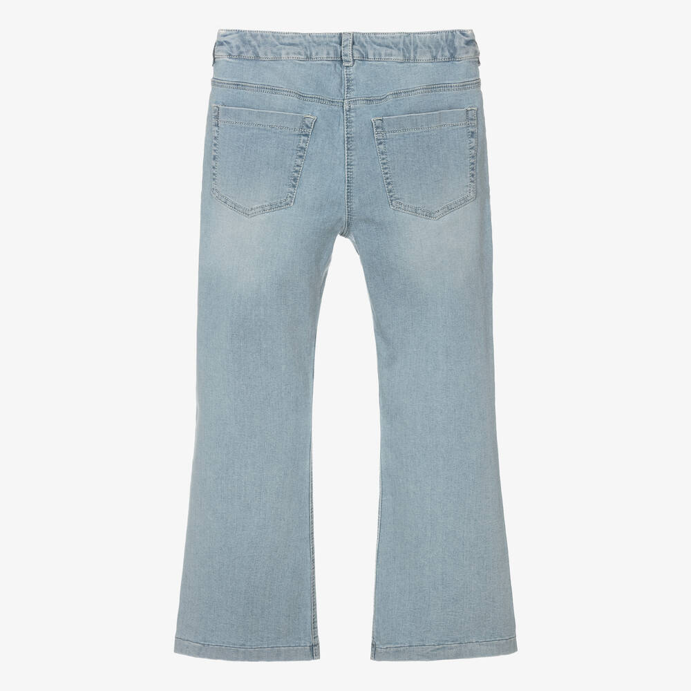 Elsy-Голубые джинсы-клеш для девочек | Childrensalon Outlet