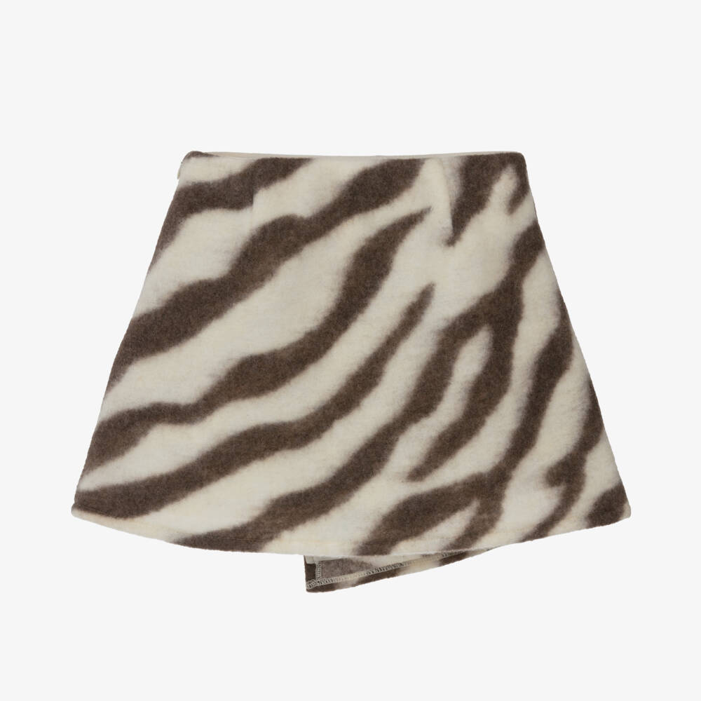 Elsy-تنورة فليس لون بني وعاجي | Childrensalon Outlet