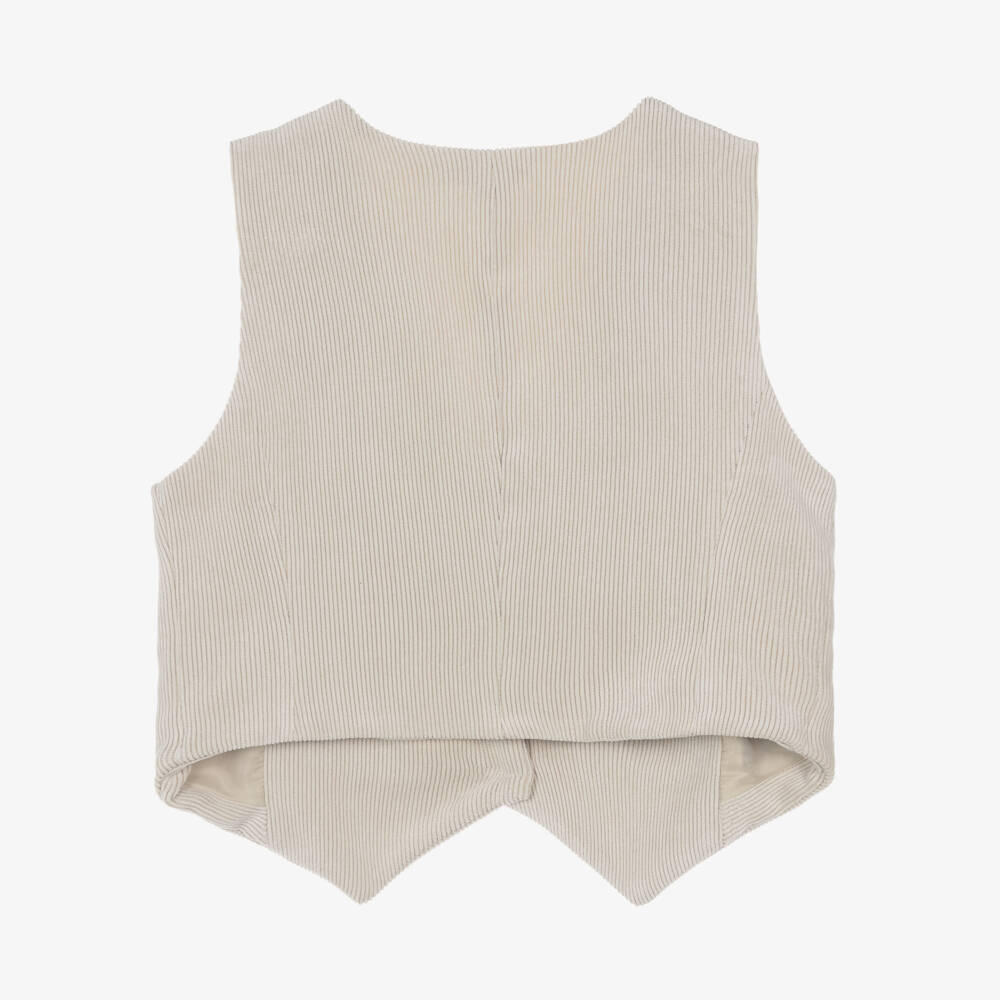 Elsy-جيليه كوردروي لون عاجي للبنات | Childrensalon Outlet