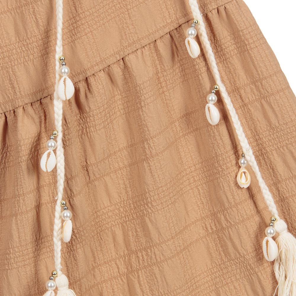 Elsy-Темно-бежевые брюки для девочек | Childrensalon Outlet