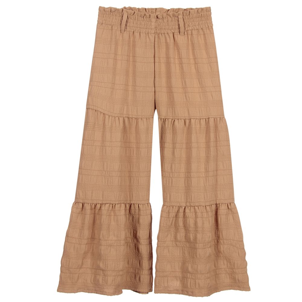 Elsy-Темно-бежевые брюки для девочек | Childrensalon Outlet