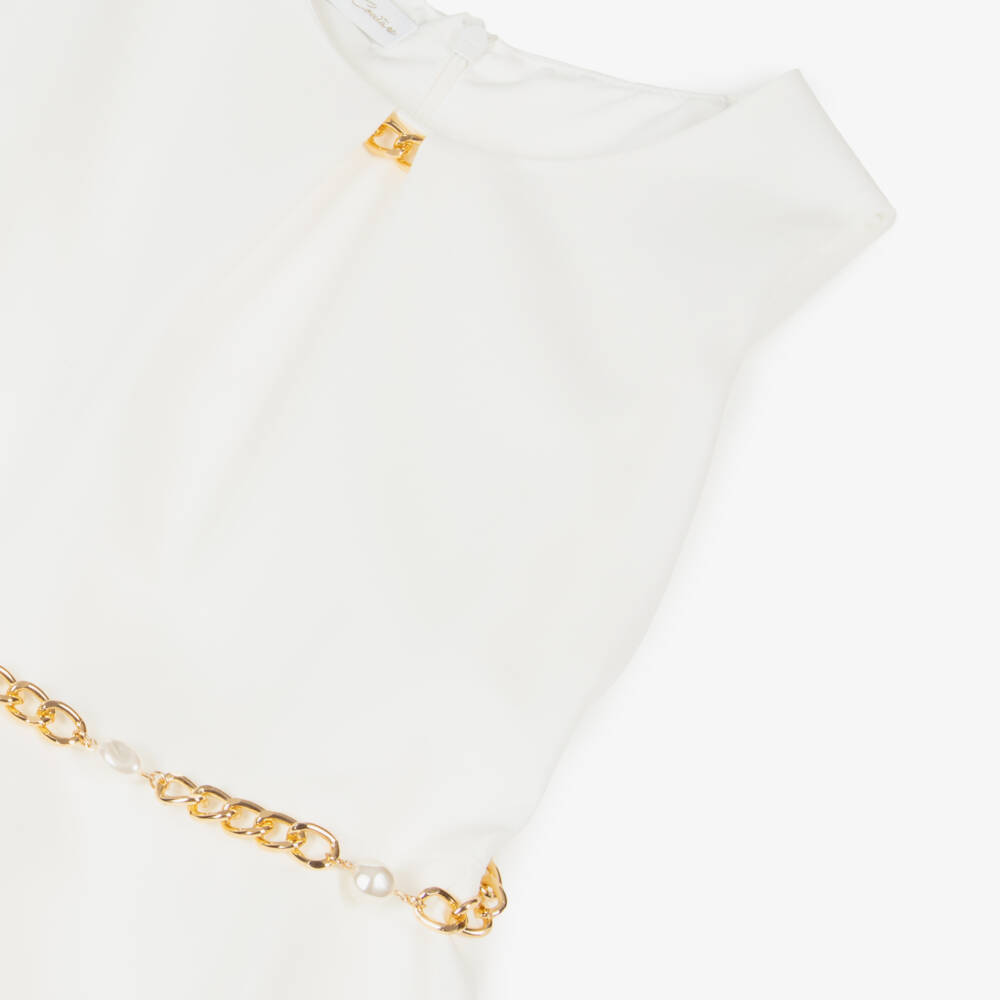 couture by إلسي-فستان عاجي أنيق للبنات بسلسلة | Childrensalon Outlet