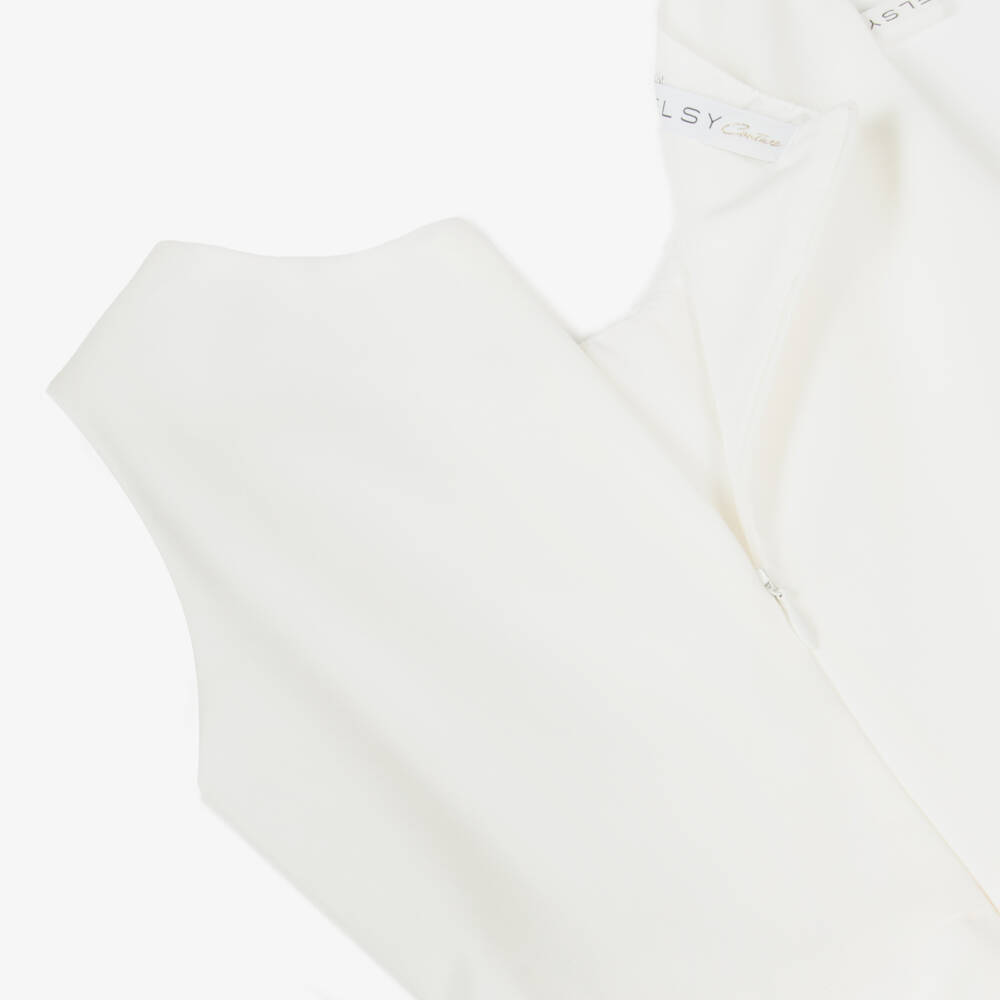 couture by إلسي-فستان عاجي أنيق للبنات بسلسلة | Childrensalon Outlet