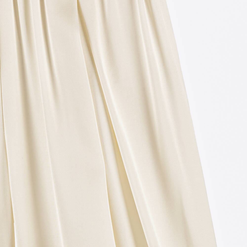 couture by Elsy-Girls Elegant Ivory Satin Pants | Childrensalon Outlet