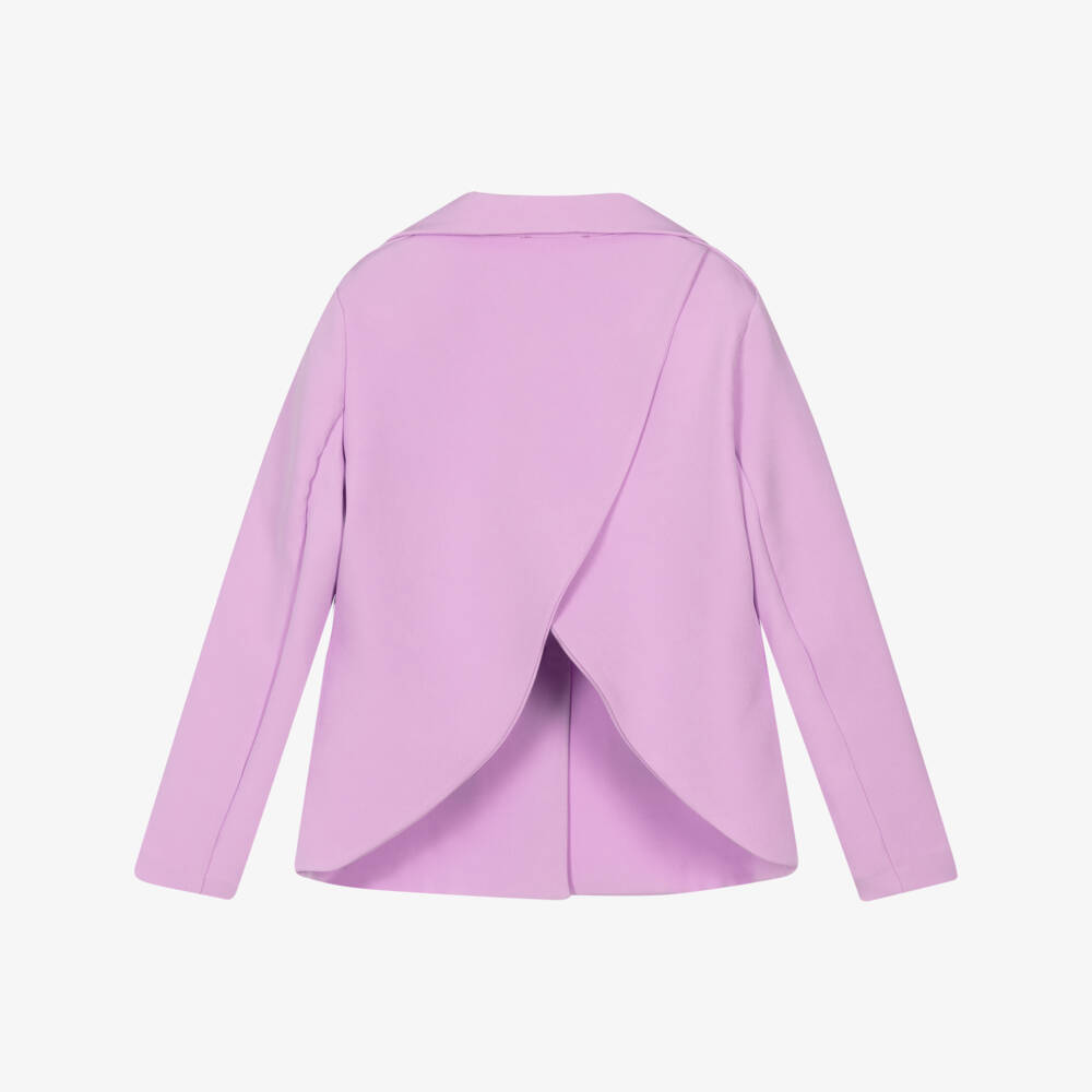 couture by إلسي-جاكيت بناتي أنيق بلون أرجواني فاتح | Childrensalon Outlet