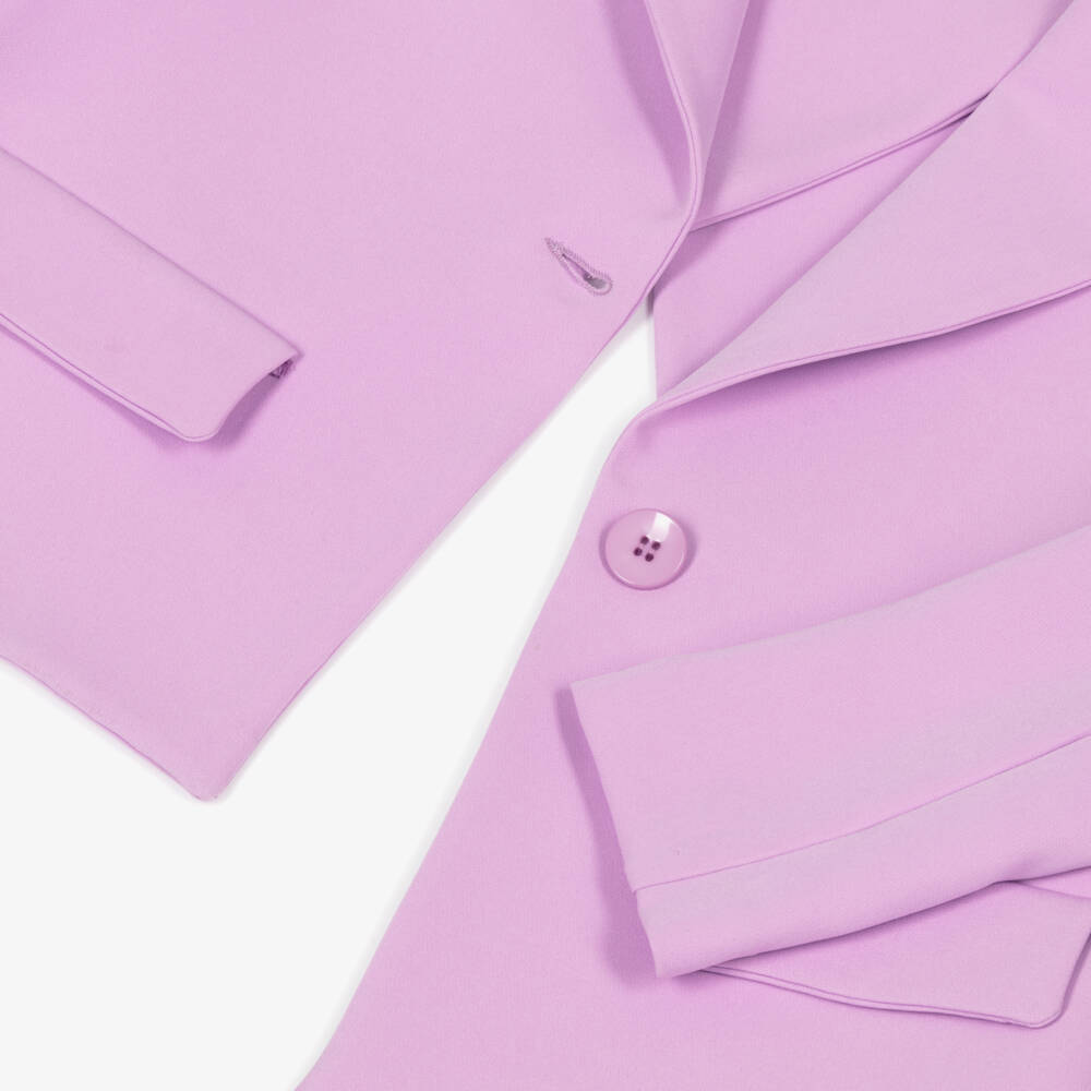 couture by إلسي-جاكيت بناتي أنيق بلون أرجواني فاتح | Childrensalon Outlet