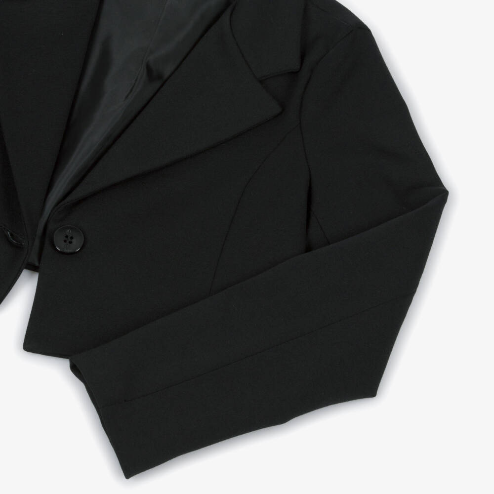 Elsy-Girls Elegant Sparkly Black Blazer | Childrensalon Outlet