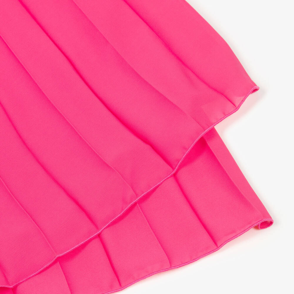Elsy-Girls Fuchsia Pink Pleated Jumpsuit | Childrensalon Outlet