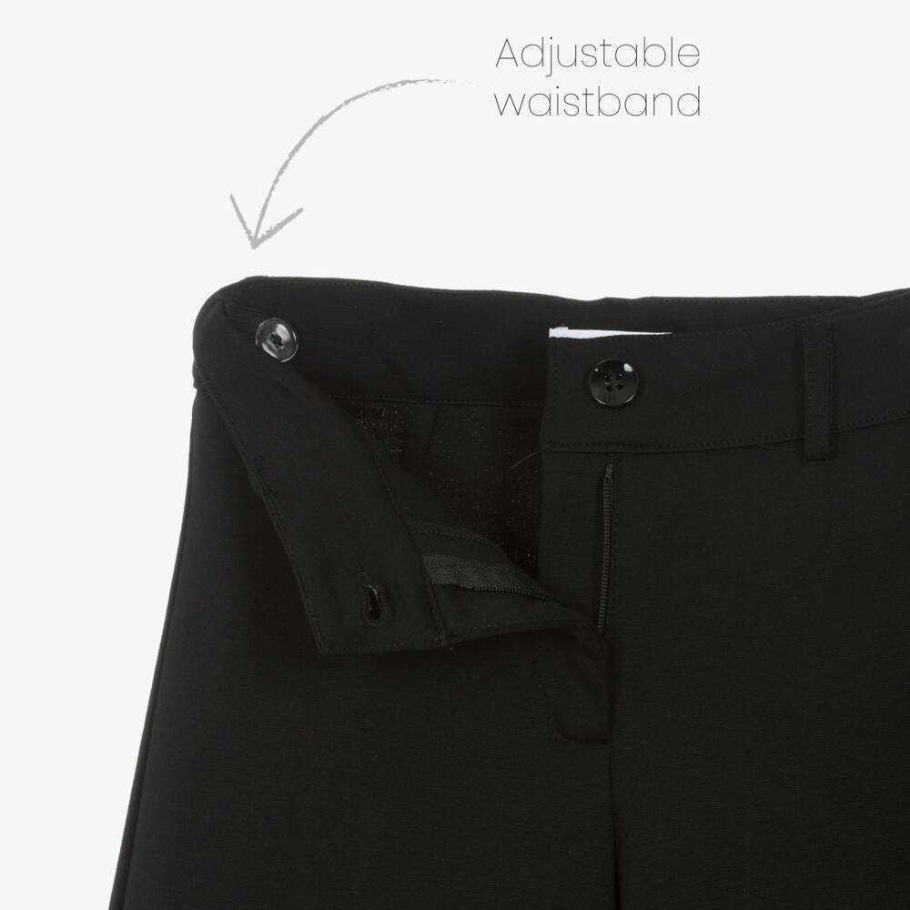 Elsy-Girls Glitter Black Trousers | Childrensalon Outlet