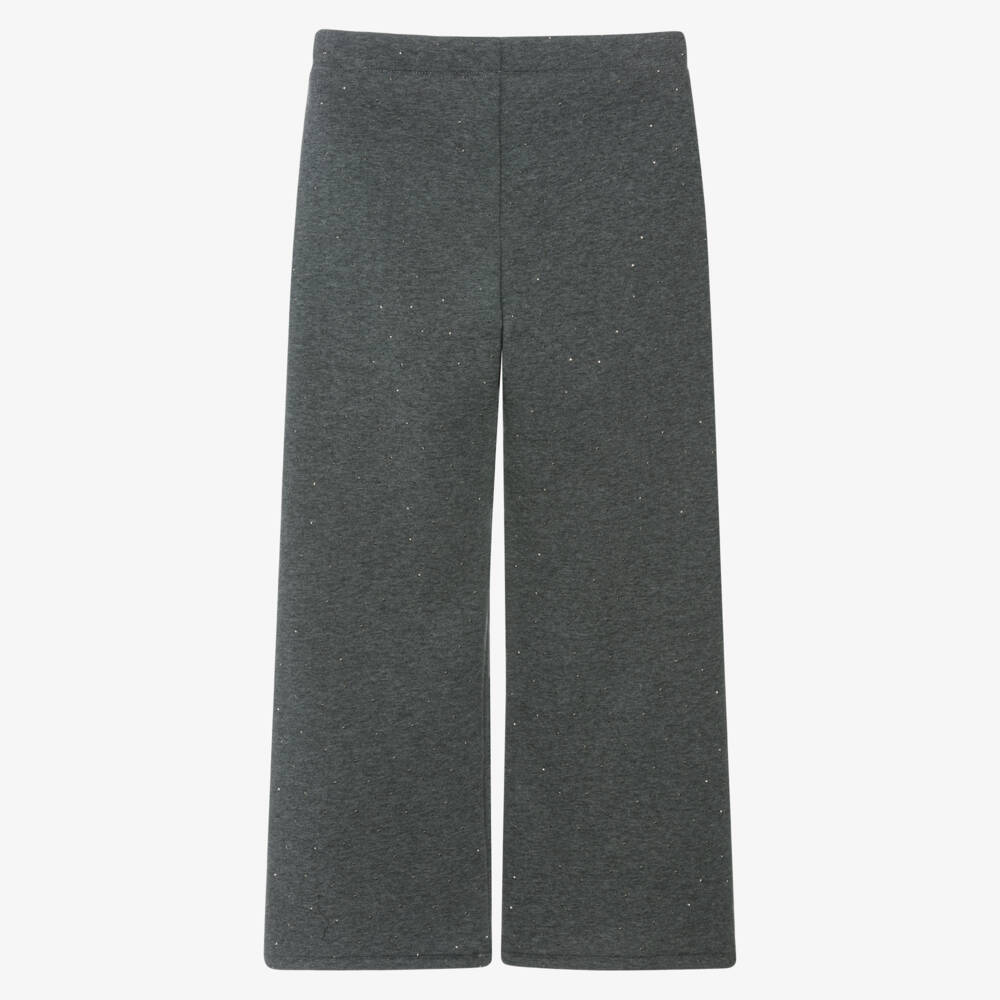 Elsy-Girls Glitter Grey Trousers | Childrensalon Outlet