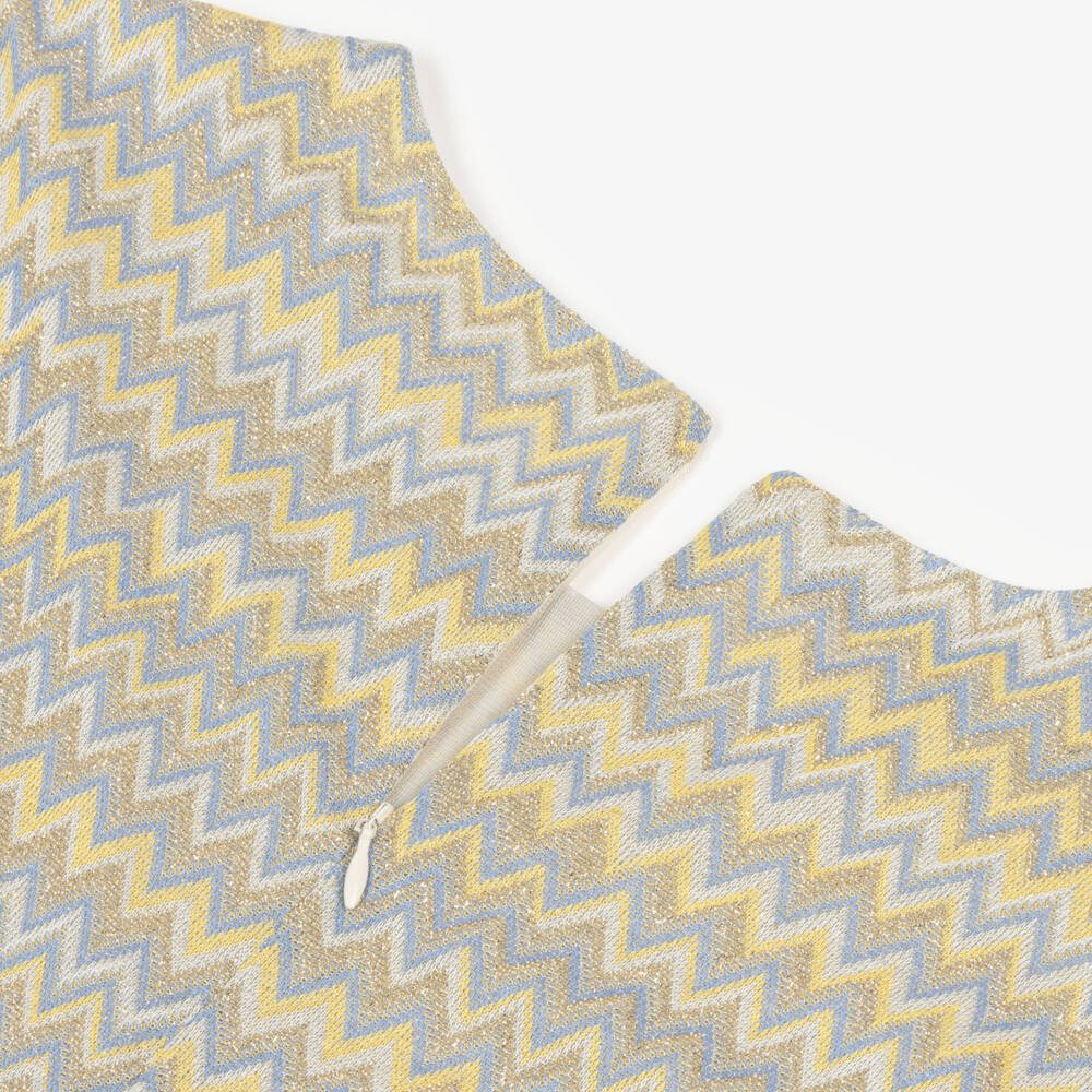 Elsy couture by-Girls Gold & Yellow Zigzag Jumpsuit | Childrensalon Outlet