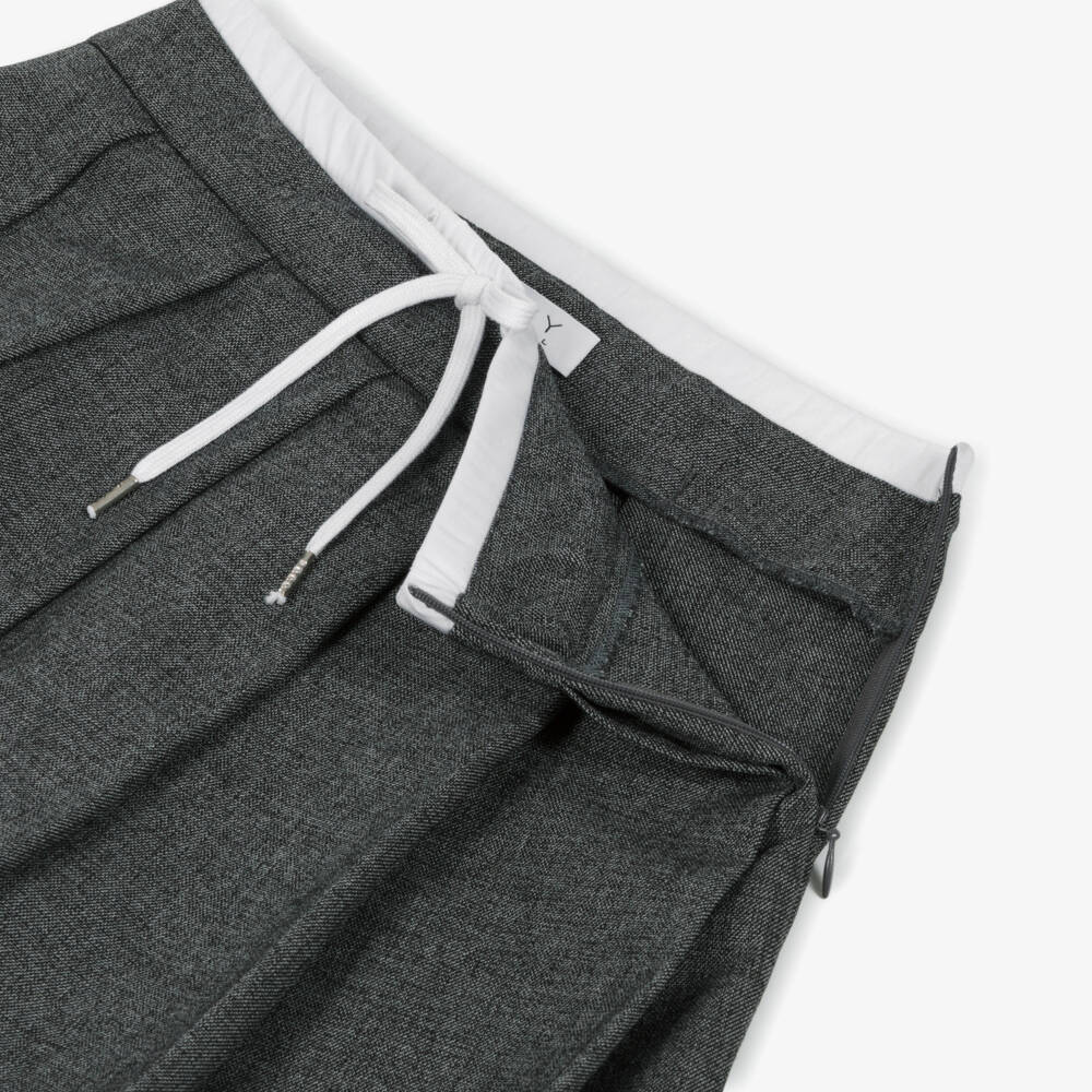 Elsy-Girls Grey Elastic Waist Skirt | Childrensalon Outlet