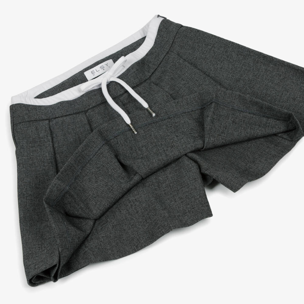 Elsy-Girls Grey Pleated Skort | Childrensalon Outlet