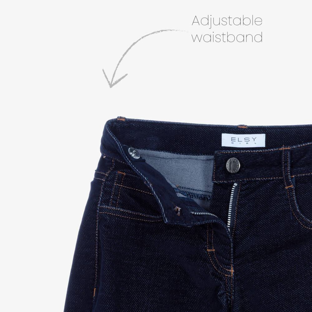 Elsy-Girls Indigo Barrel Trousers | Childrensalon Outlet