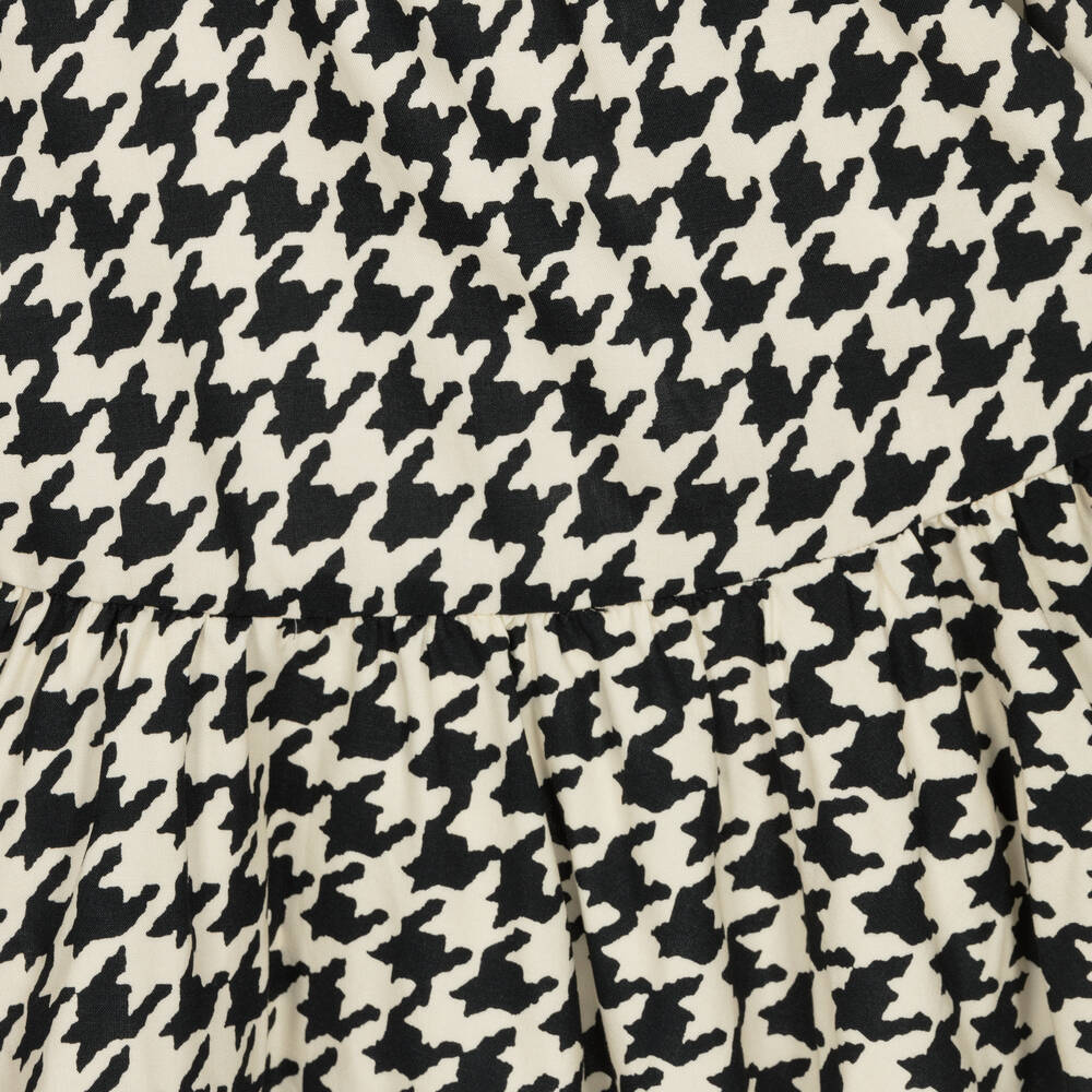 Elsy-Кремово-черное платье с поясом | Childrensalon Outlet