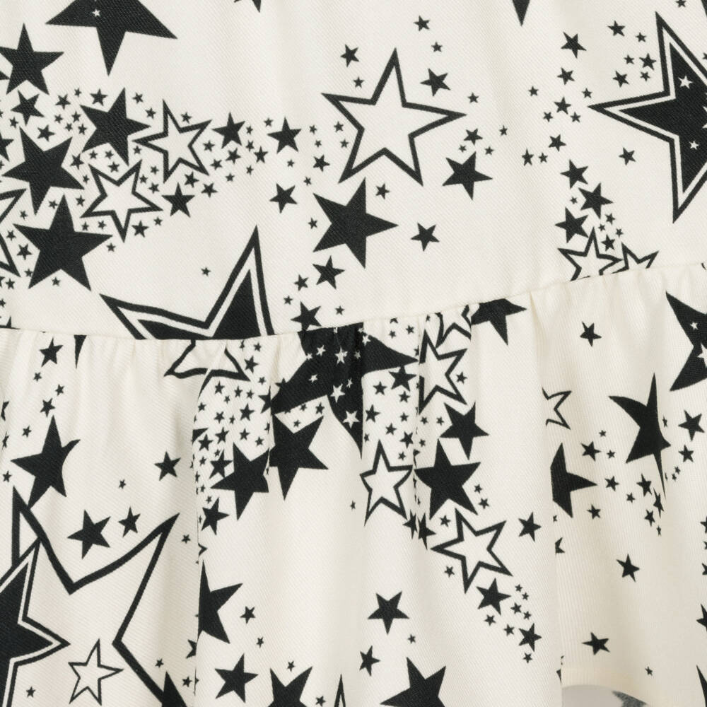 Elsy-Girls Ivory Dress with Gold Accents | Childrensalon Outlet