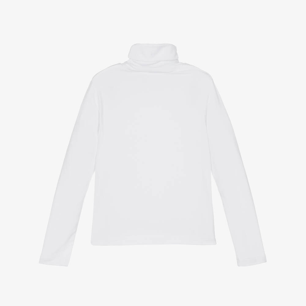 Elsy-Girls Ivory Knitted Turtleneck | Childrensalon Outlet