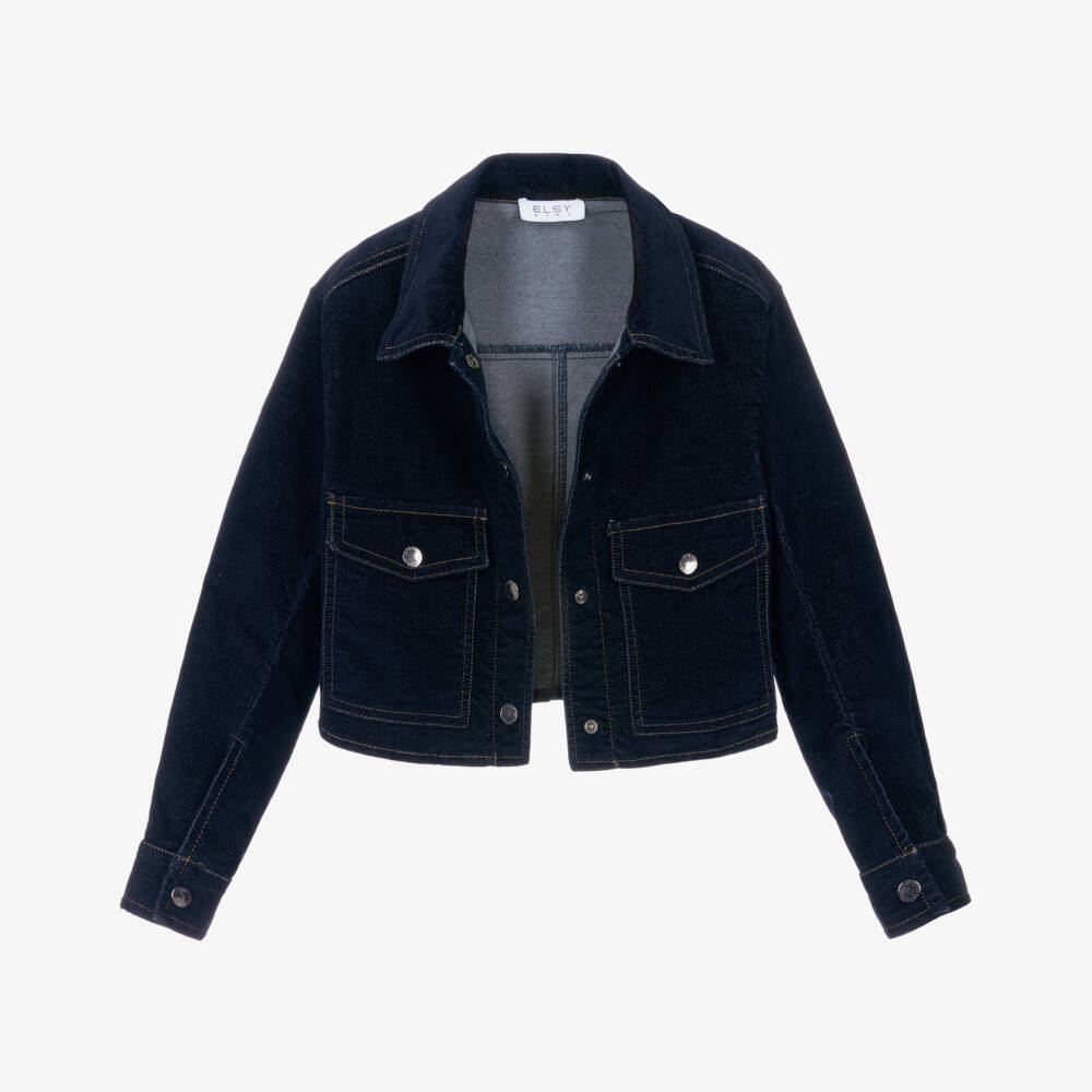 Elsy-Girls Midnight Woven Jacket | Childrensalon Outlet